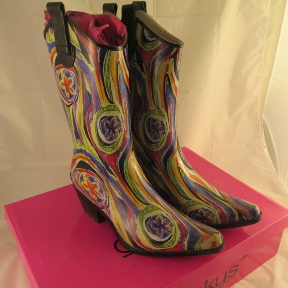 corky's cowboy rain boots